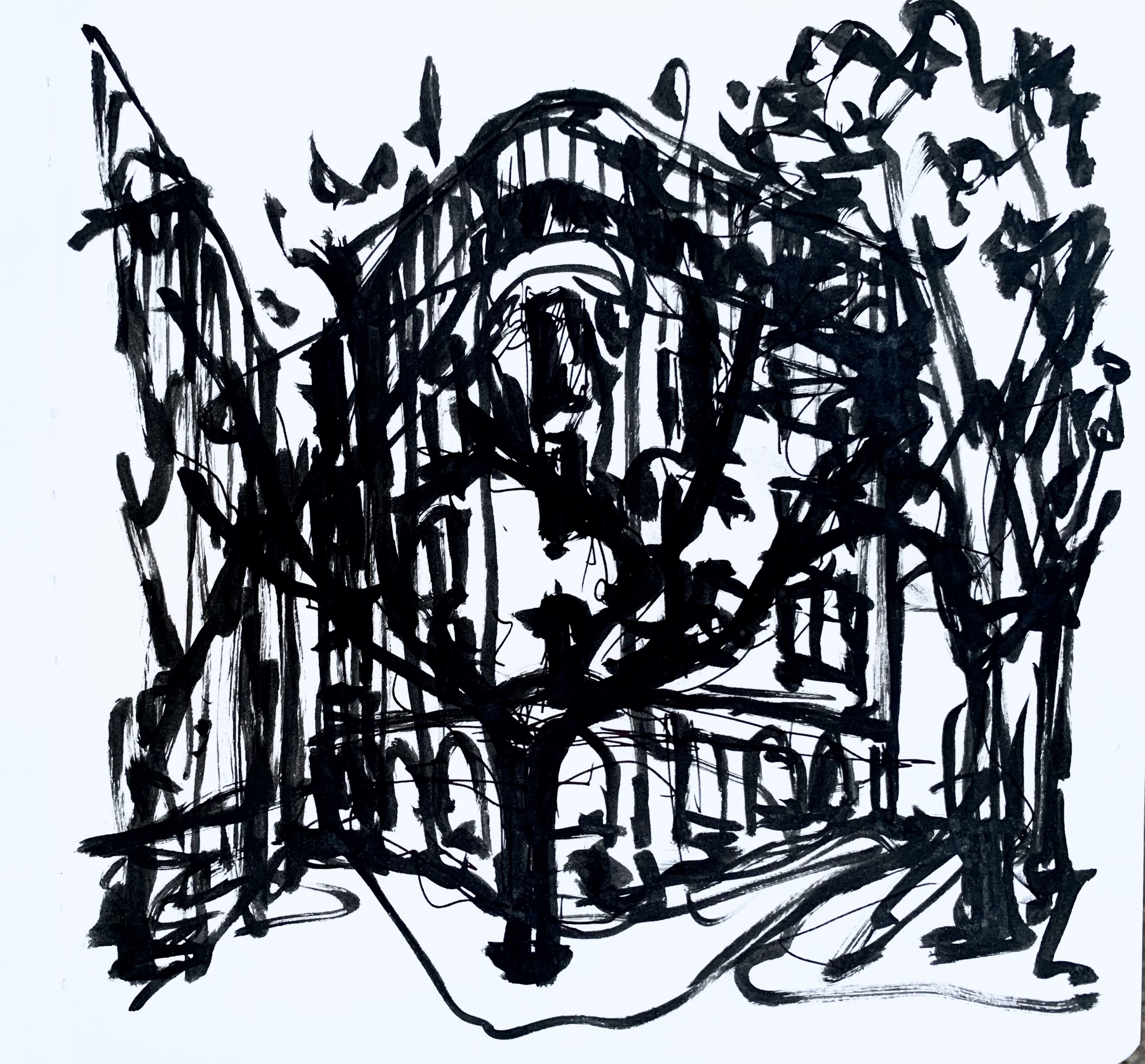 “Esquina en Parque Forestal”